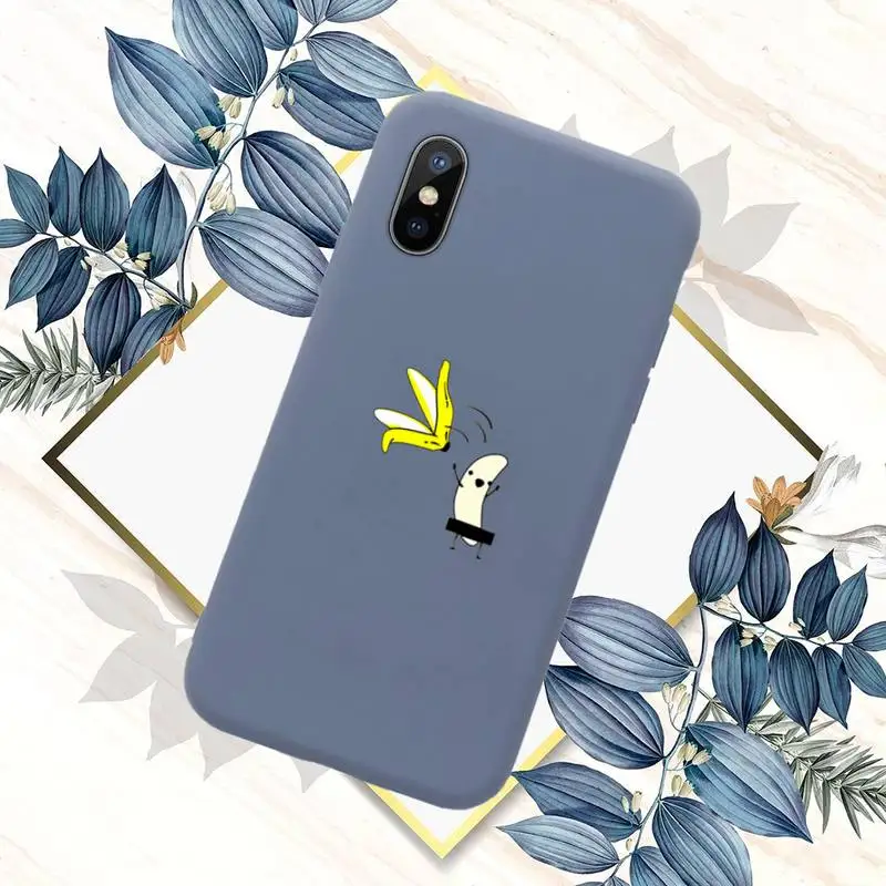 

Funny Banana Avocado Phone Case Candy Color for iPhone 11 12 mini pro XS MAX 8 7 6 6S Plus X SE 2020 XR