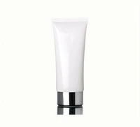 100ml flat white soft tube mild wash butter hand cream silvergoldwhite lid lotion emulsion serum anti uv essence cosmetic hose