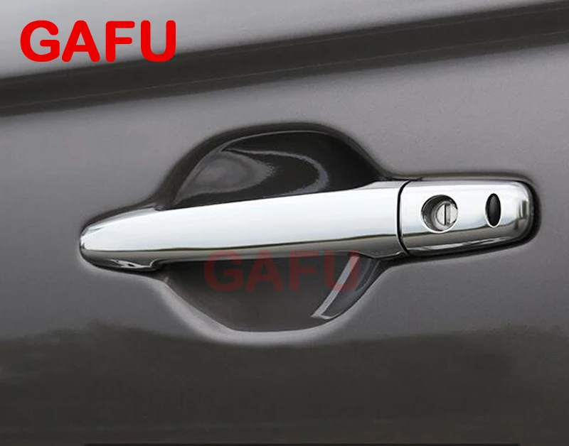 Для Mitsubishi Outlander 2013 2017 хромированные дверные боковые ручки крышка Формовочная