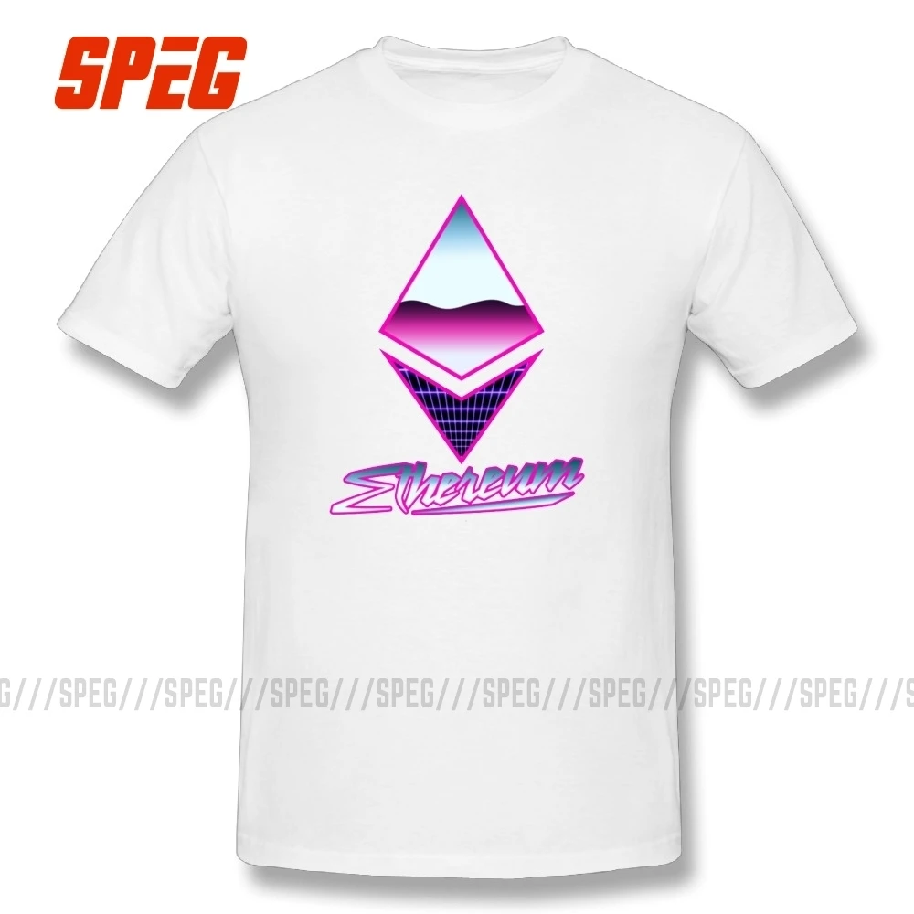 Футболка из эфириума валюты Крипто мужские футболки с принтом 2018 модная футболка