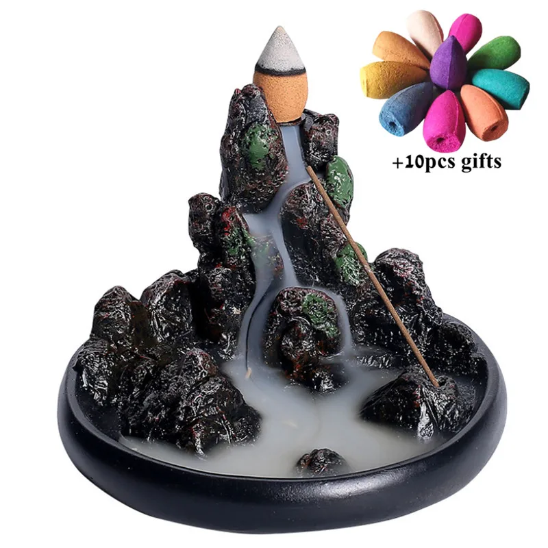 Rockery горная курильница для благовоний горелка ладан держатель катушки домашний