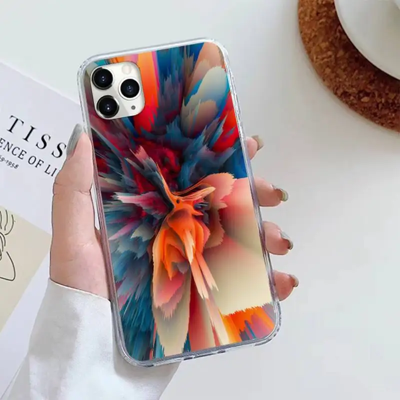 

Painted abstract paint Phone Case For iphone 12 5 5s 5c se 6 6s 7 8 plus x xs xr 11 pro max mini