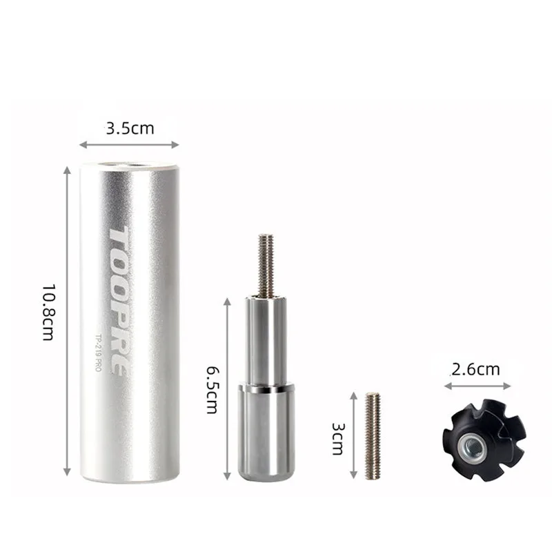 

New Bike Front Fork Bowl Set Bike Bicycle Fork Headset Installer Flower Nuts Core Setting Installing Tool Setter