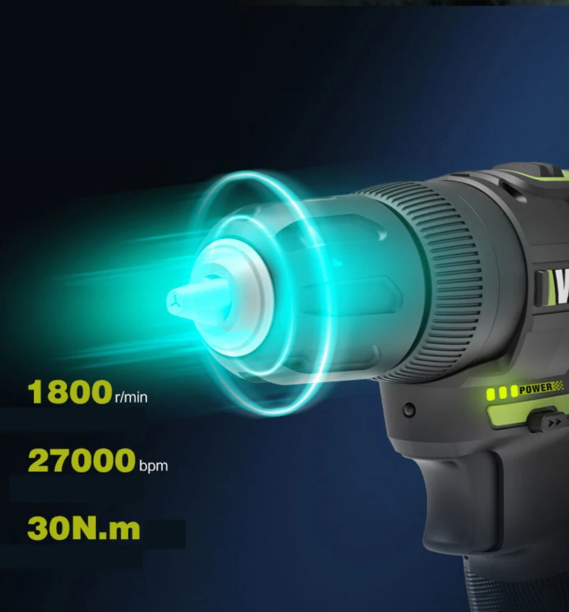 Аккумуляторная отвертка WORX WU130 с бесщеточным двигателем 12 В аккумулятором и