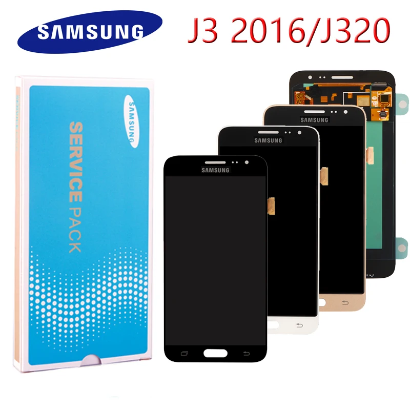 Оригинальный 5 0 &quotЖК дисплей для SAMSUNG J3 2016 ЖК J320 J320F сенсорный экран дигитайзер lcd