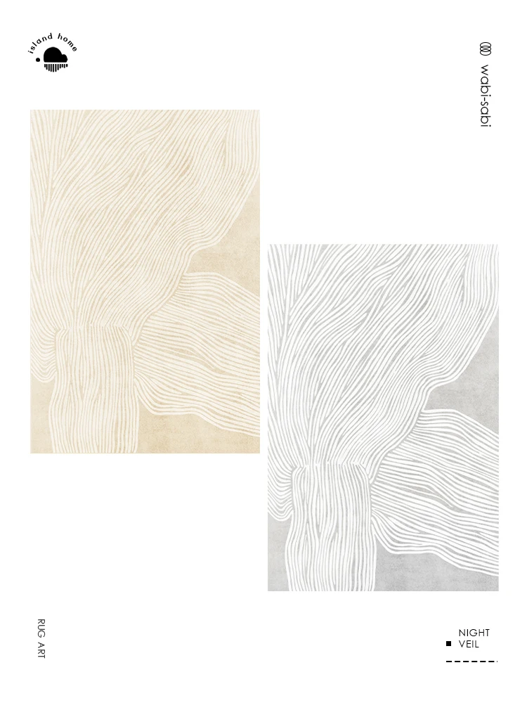 Ковер искусственный ковер для спальни цельная кровать Шелковый стиль Ins