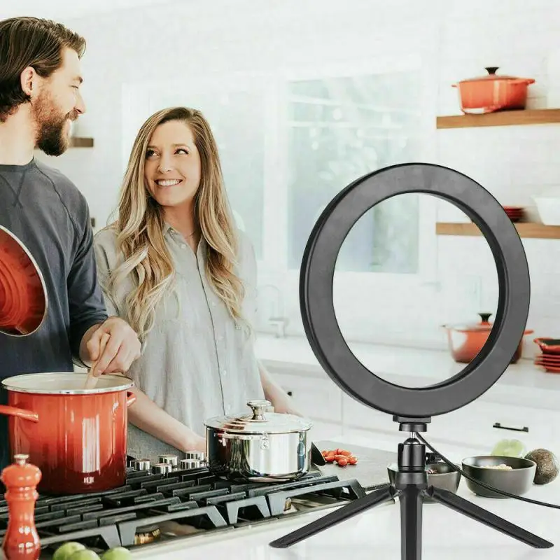 10 &quotсветодиодный светильник кольцевой штатив подставка держатель пульт