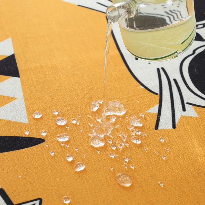 Северное растение водонепроницаемая кофейная скатерть для гостиной