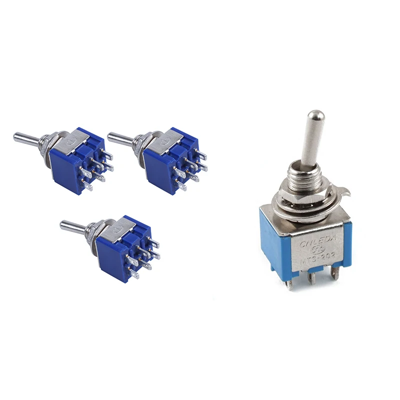 

4 шт., переключатели, 3 А, 250 В, 6 А, 125 В