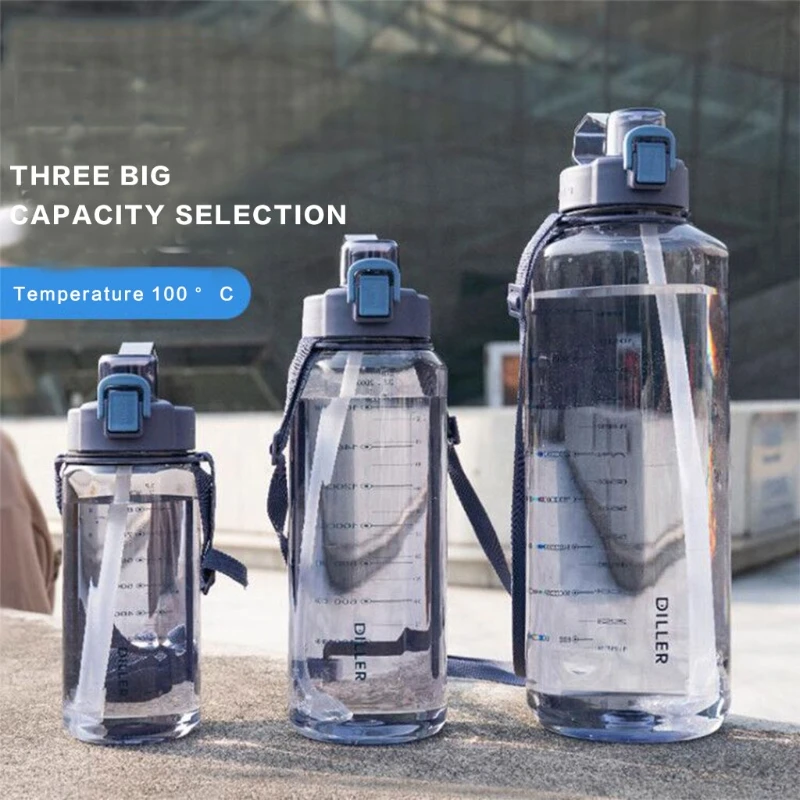 

1050ML Water Bottle to Ensure You Drink Enough Water Daily for Fitness, Gym and Outdoor Sports,3 Colors Options
