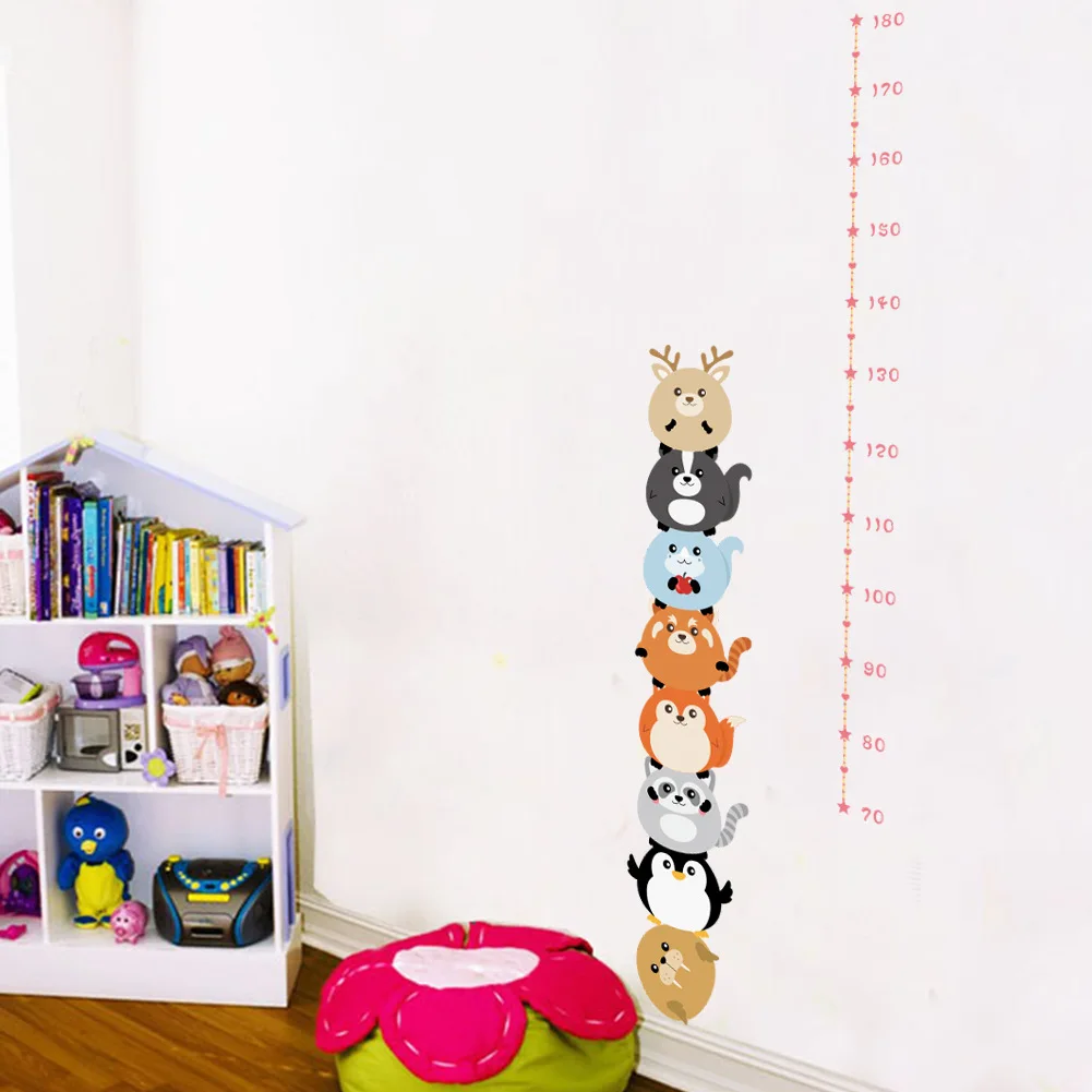 

Height cartoon room wall sticker for children
