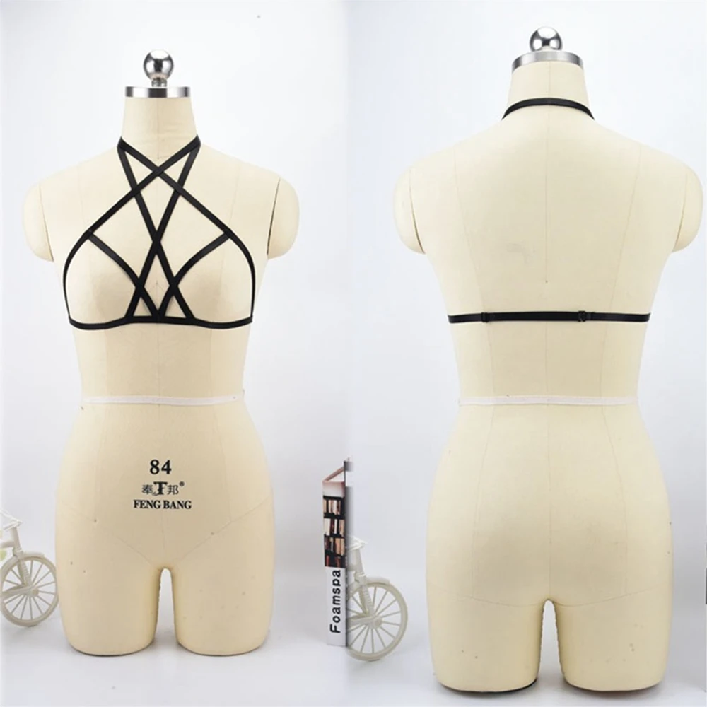 Женский бюстгальтер в стиле Харадзюку цвет ассортименте готический на бретелях |