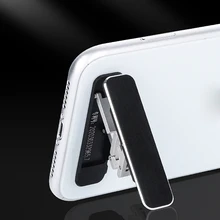 Universal Mini Size Aluminum Portable Folding Desk Mount Holder Bracket Mobile Phone Cradle Foldable Stand For Cellphone