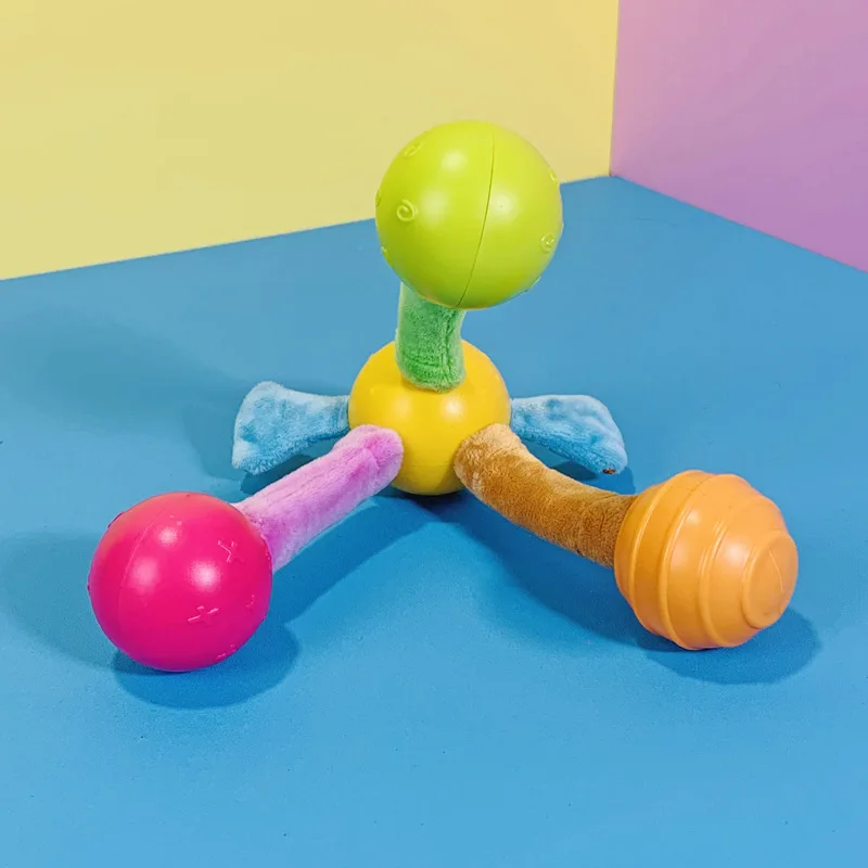 Новинка разноцветные шарики ручные колокольчики развлекательные развивающие