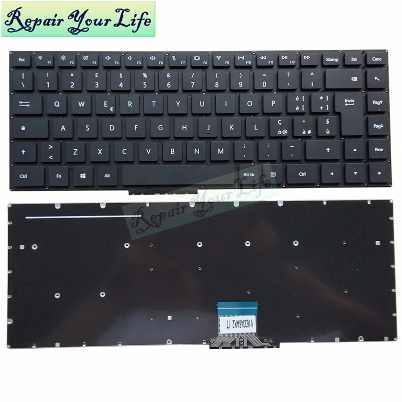 

Italian Russian US English Keyboard for Huawei MateBook D MRC-W60 MRC-W50 MRC-W10 PL-W09/W29/W19 IT Keyboards NSK-330SQ Original