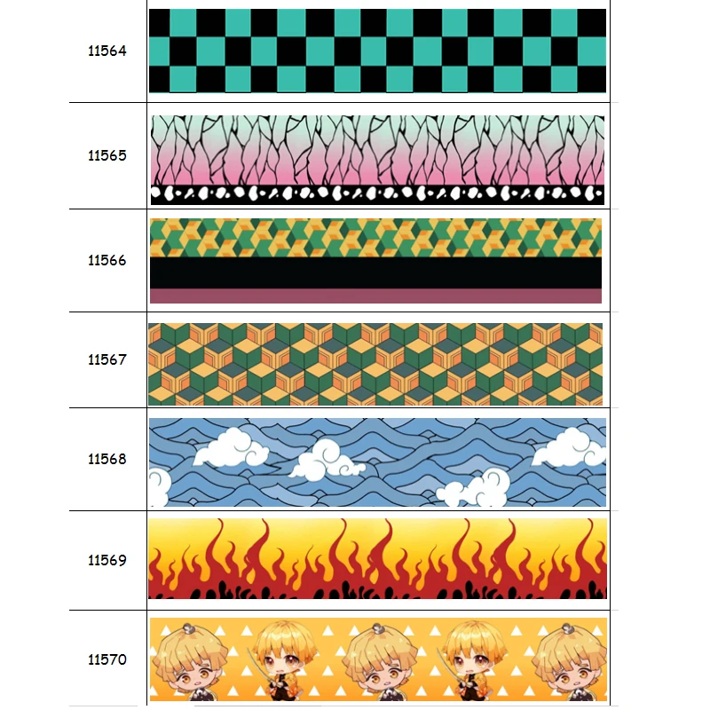 DHK 5 ярдов Япония мультфильм печатных Grosgrain ленточный аксессуар Hairbow головные