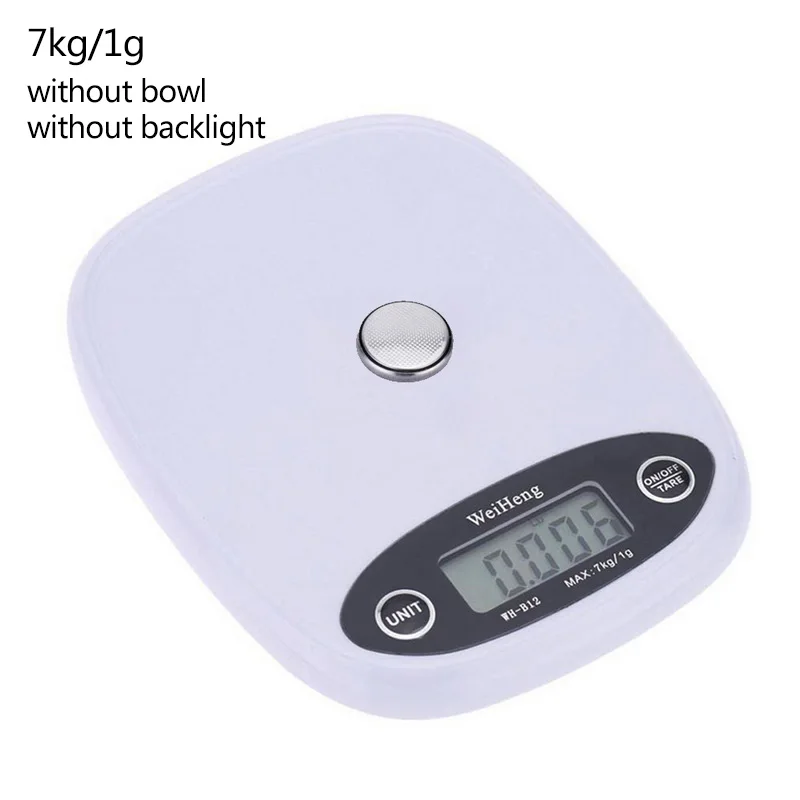 7kg-1g 7 кг/3 кг 0,1/1 г кухонные мини-весы 3 стиля высокой точности ЖК-дисплей цифровой Дисплей весы в граммах весы для Еда ювелирные изделия Кухня - Цвет: 7kg-1g