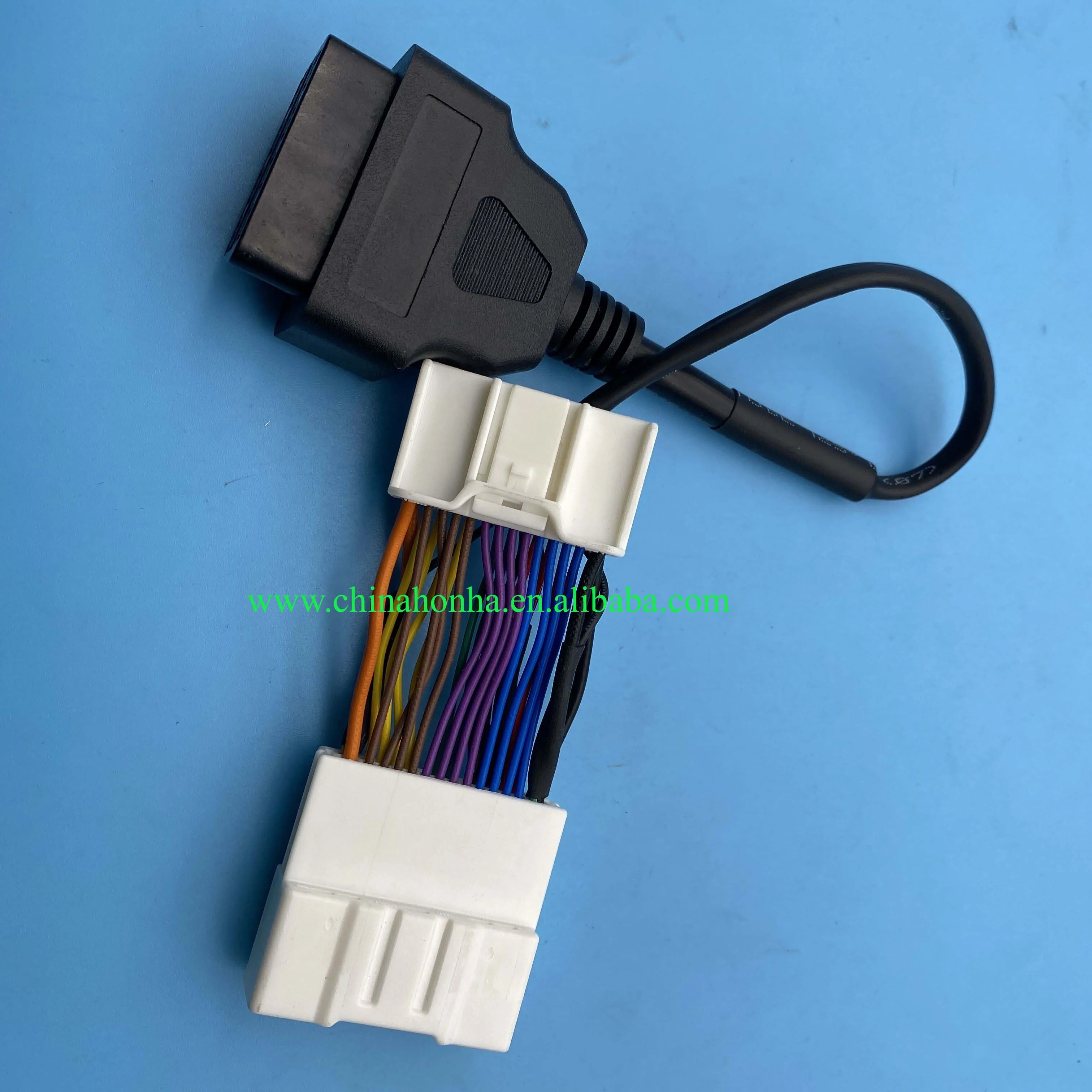 12 pin 20 pin 26 pin male female connector obd ii diagnostic harness electronic cable for new energy vehicle tesla free global shipping