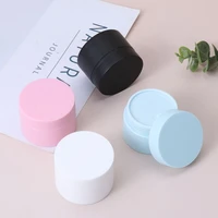 2021 new hot makeup jar empty box refillable bottle colorful plastic empty container pp facial cream jar cosmetic plastic box