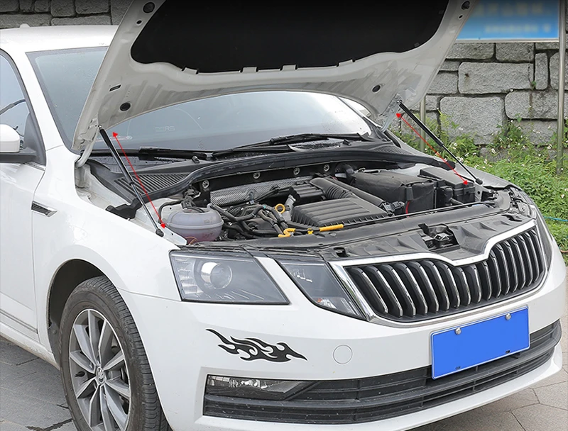 Автомобильные аксессуары для Skoda Octavia MK3 A7 2014 2019 передняя крышка двигателя