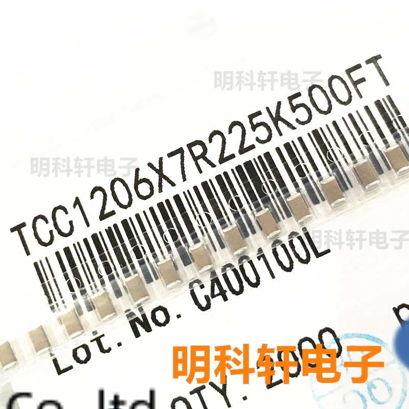 Патч-емкость TCC1206X7R225K500FT 100% мкФ 1206 X7R 50 в 30 шт. | Компьютеры и офис