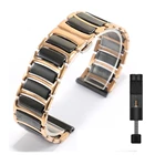Ремешок 20 мм, 22 мм, из нержавеющей стали, керамический, для Samsung Galaxy Watch 4, ремешок 44 мм, 40 мм, браслет для Galaxy Watch 4 Classic 46 мм, 42 мм