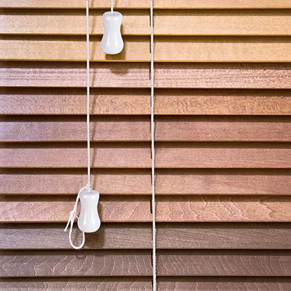 Белый веревочный шнур для затенения 55 ярдов/рулон с 4 деревянными подвесками