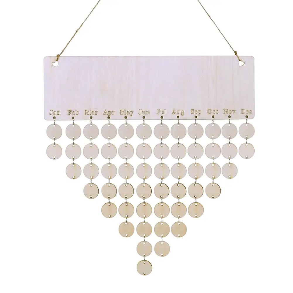 

Модный DIY деревянный календарь, Семейный календарь, настенный календарь, знак, специальные даты, Оформление интерьера, подарки