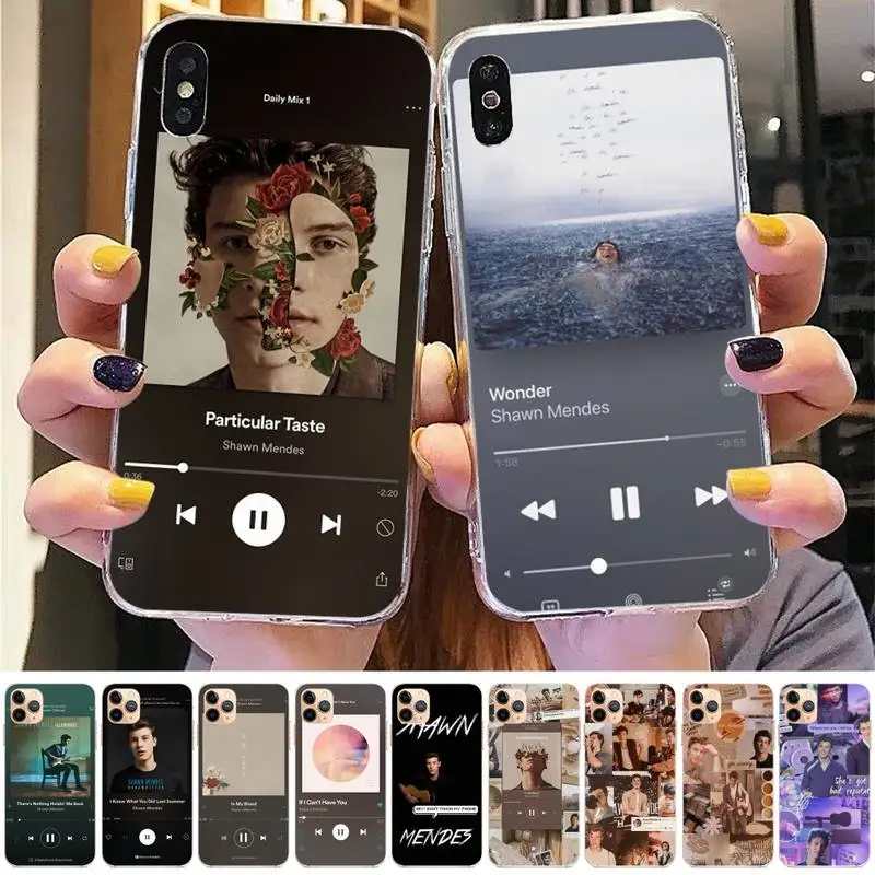 

Pop singer Shawn Mendes Album songs Phone Case for iphone 13 8 7 6 6S Plus X 5S SE 2020 XR 11 12 pro XS MAX