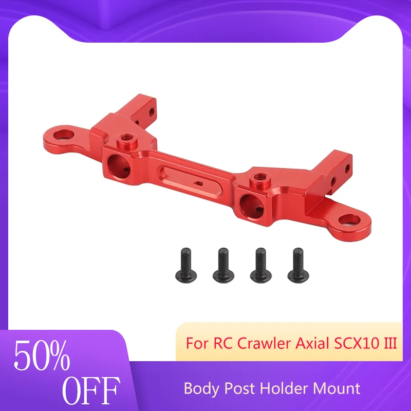 

Metal Rear Bumper Body Post Holder Mount Upgrade Accessories Parts for RC Crawler Axial SCX10 III AXI03007 HOT