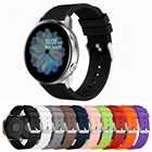 Ремешок 20 мм для наручных часов Samsung Galaxy Watch Active, спортивный Браслет Для Xiaomi Huami Amazfit Bip, Молодежные Аксессуары для браслета