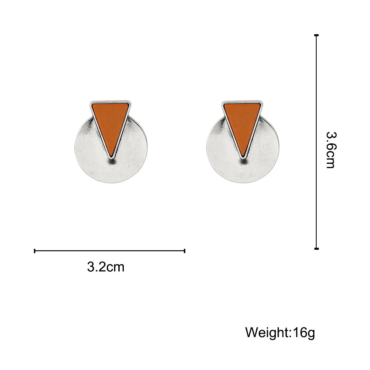 

Flashbuy New Design Vintage Silver Color Round Drop Earrings for Women Bohemia Retro Personality Geometric Earrings Jewelry