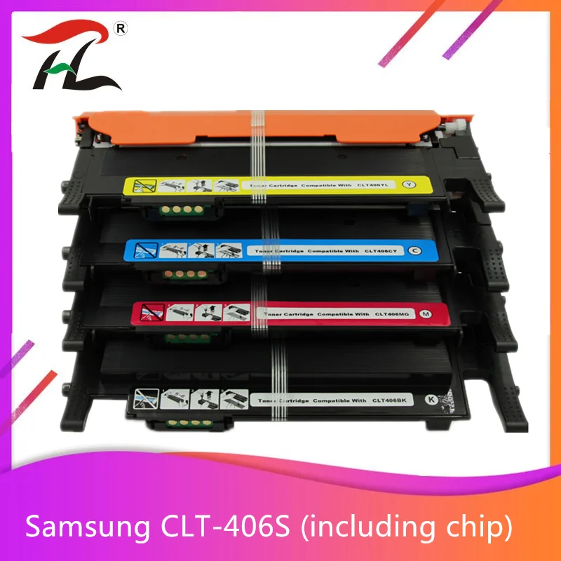 Compatible with Samsung CLT 406S CLT-K406S CLT-M406S C406S 406 Samsung 3305W 3306FN CLP-360 365 365W 366W CLX-3305