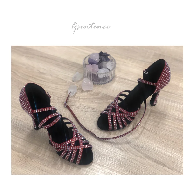 Женские туфли для бальных танцев и латиноамериканских обувь сальсы Танго бачаты