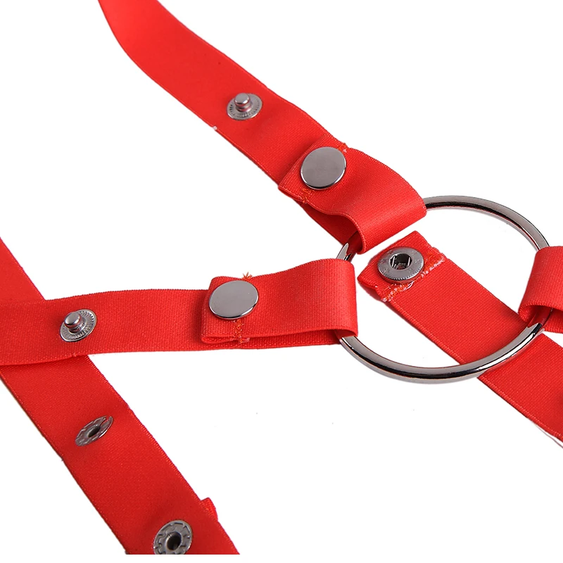 Men Gay wear Lingerie Halter Elastic Body Chest Harness Bondage Belt Costumes Erotic Slave Straps Faux Leather | Тематическая