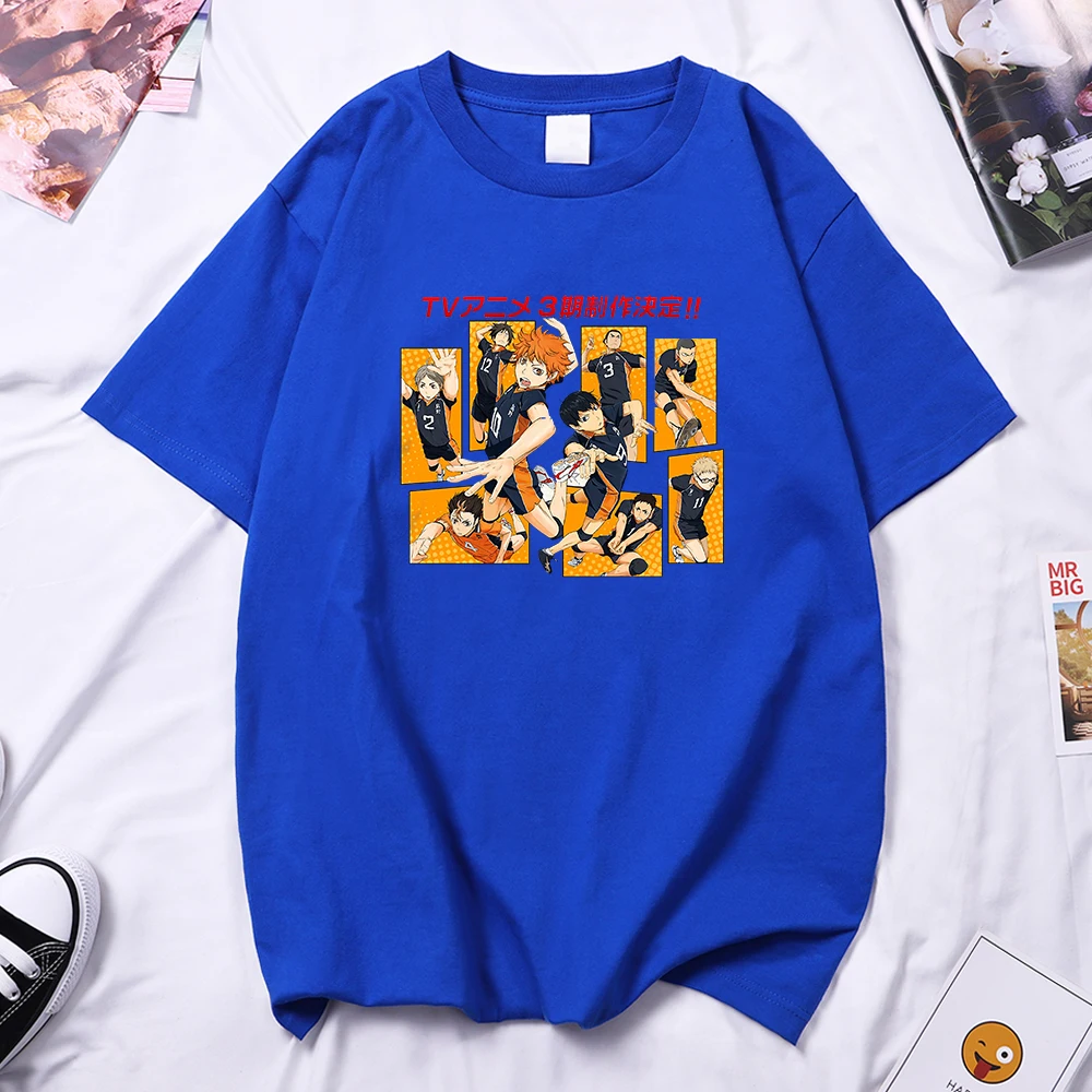 Haikyuu Karasuno Женская футболка для старшей школы в стиле хип-хоп повседневные