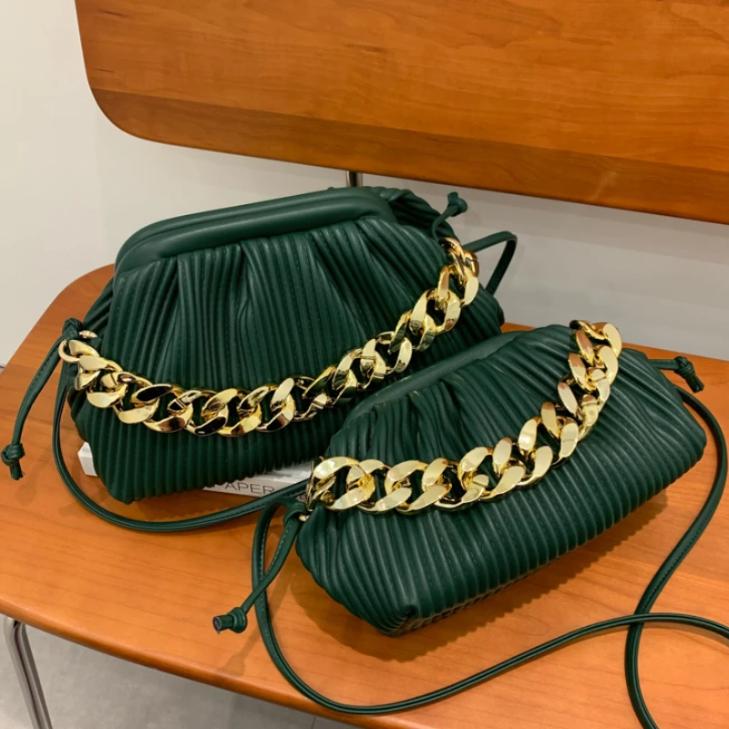 

Роскошная брендовая дамская сумочка LEFTSIDE, новинка 2022, Классическая Сумка-тоут через плечо из искусственной кожи, женская сумка-хобо с плете...