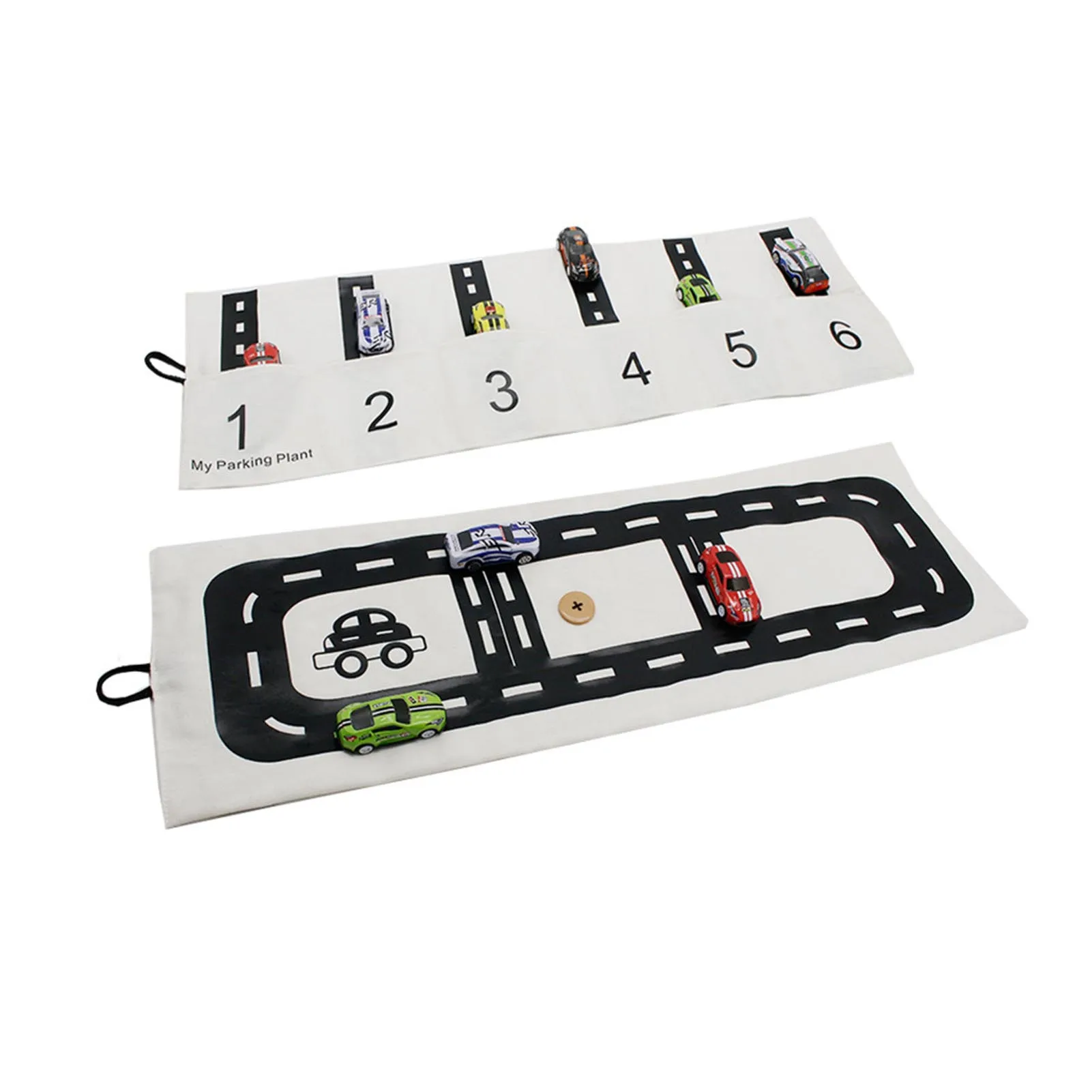 

Kids Car Play Rug Toy Car Storage Race Track Rug Rollable Kids Car Playmat Toy Storage Bag 2 In 1 Toy Car Organizer Soft Comfort