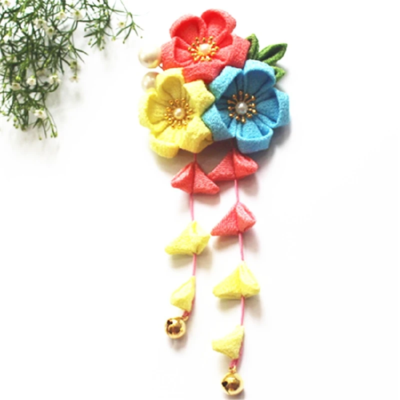 1 шт. заколка для волос в японском стиле с кисточками ханьфу кимоно аксессуары