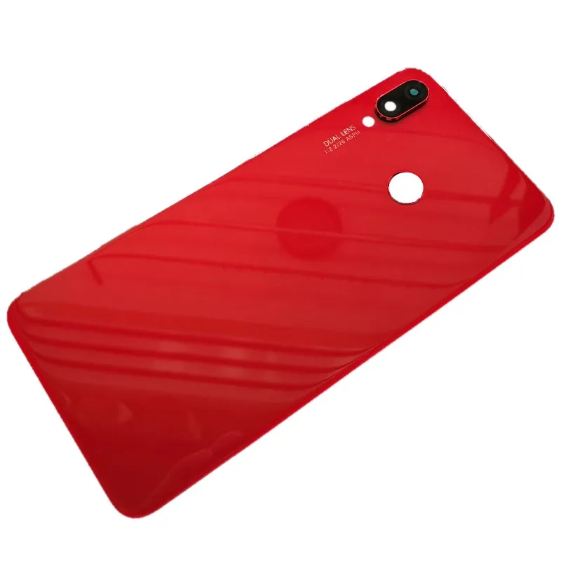 Оригинальная задняя крышка для huawei Nova 3i+ стеклянный объектив для камеры для huawei P Smart+ задняя крышка для батареи, запасные части