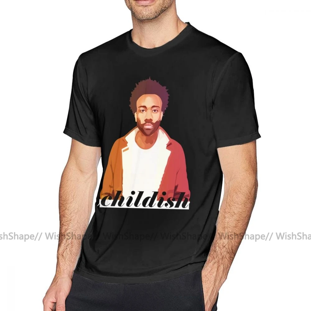 Kanye футболка детская Gambino уличная Футболка с принтом 5x хлопковая Милая Мужская