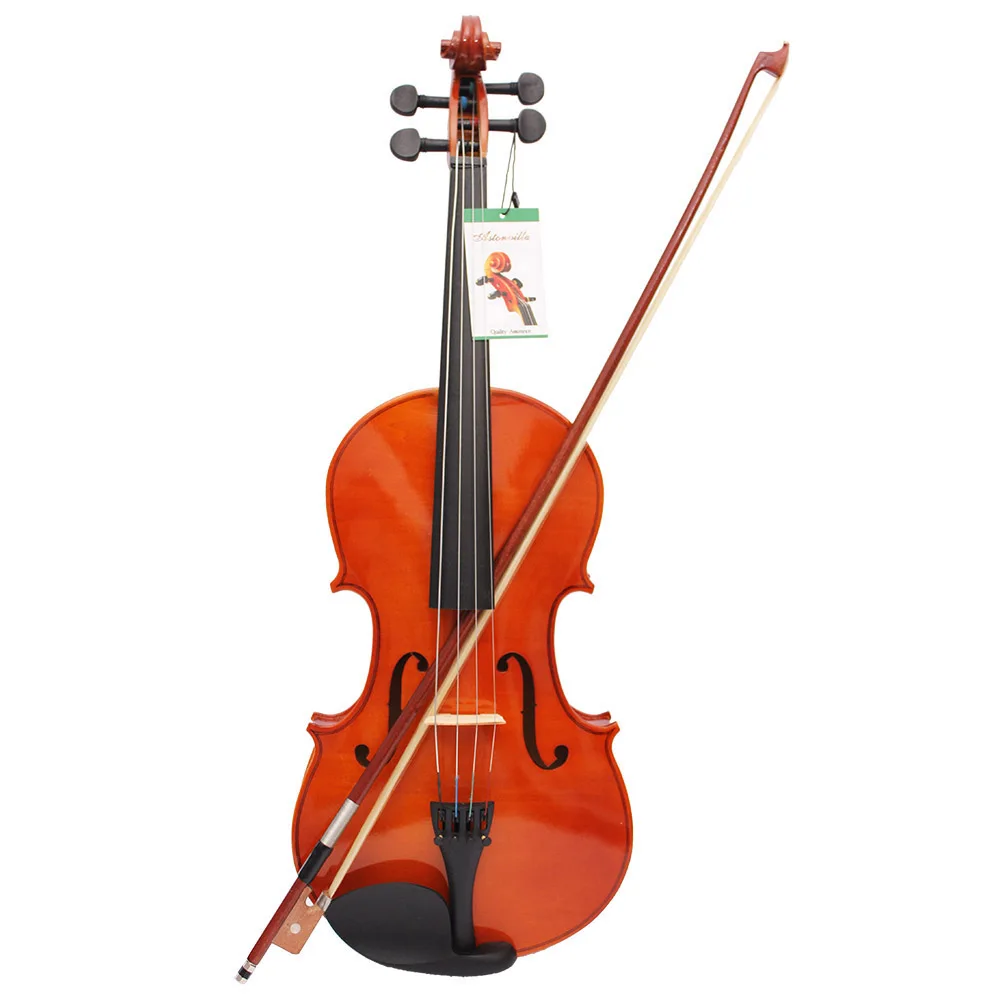 

Professional 4/4 Natural Acoustic Viola Spruce Panel Solid Wood Viola Stringed Instrument With Case Bow For Musical Lover