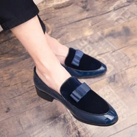 2021 new men shoes fashion casual business banquet classic pu stitching faux suede small butterfly comfortable loafers 3kc307