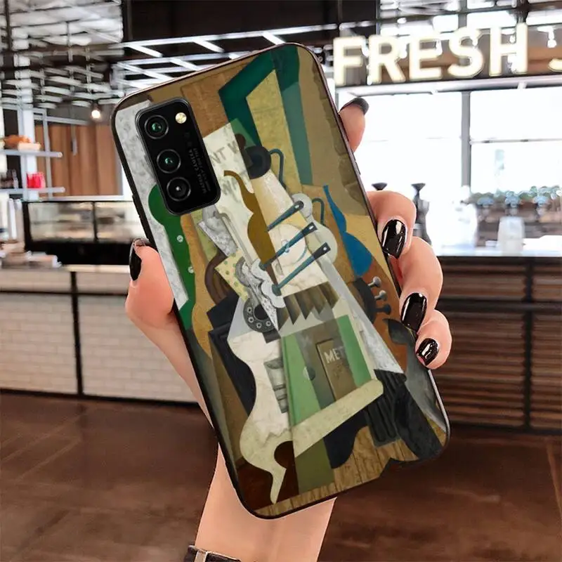 Pablo Picasso abstract Art painting Black Cell Phone Case for Samsung S20 plus Ultra S6 S7 edge S8 S9 S10 5G lite 2020 | Мобильные