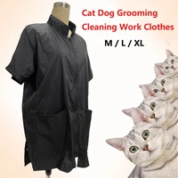 waterproof and breathable cat dog grooming cleaning work clothes mlxl pet groomer overalls anti static apron pet shop uniform