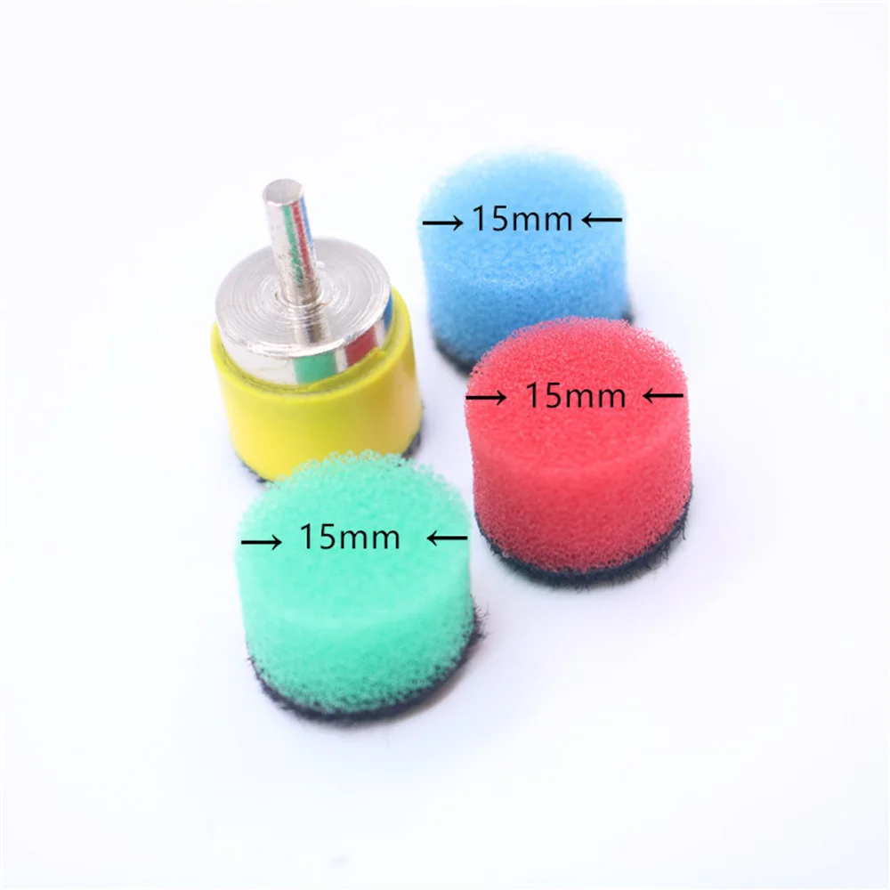 

13 in 1 0.5-1 inch Waxing Sponge Wheel Set Detailing Polishing Buffer Sponge Pads for Car