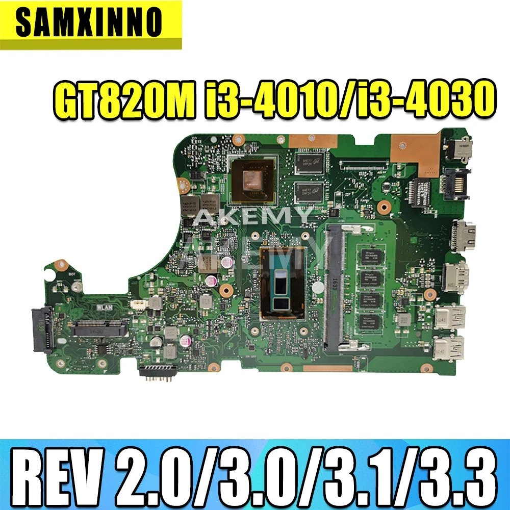 

X555LD Motherboard GT820M i3-4010/i3-4030 For Asus X555L X555LD X555LDB Laptop motherboard X555LD Mainboard X555LD Motherboard