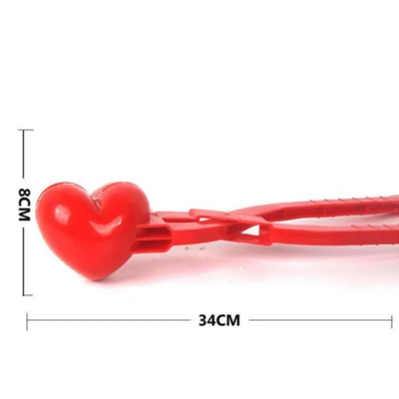 

Child Winter Toys Heart Snowball Maker Kids Outdoor Sand Kids Snowman Mold Interaction Ball For Adult Toy Clip Heart G C4T8