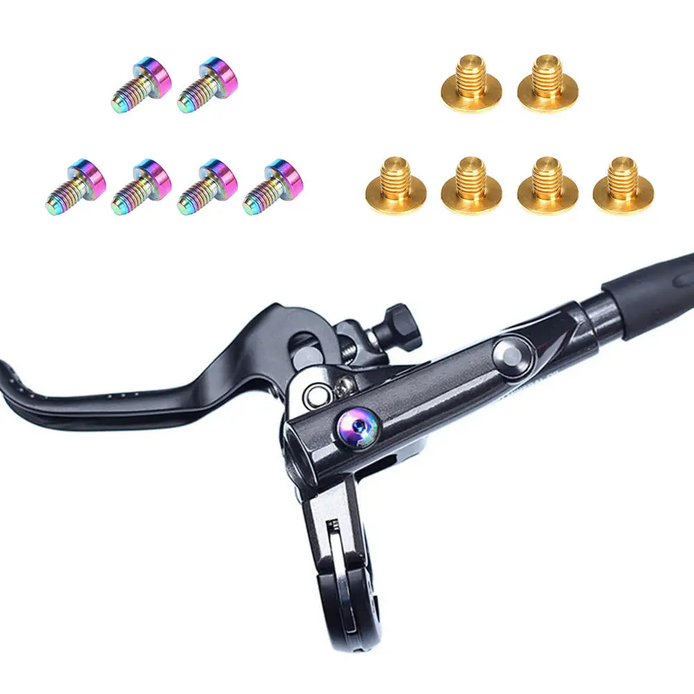 Сплит/целый масляный цилиндр болты для крышки титановая ручка велосипедного