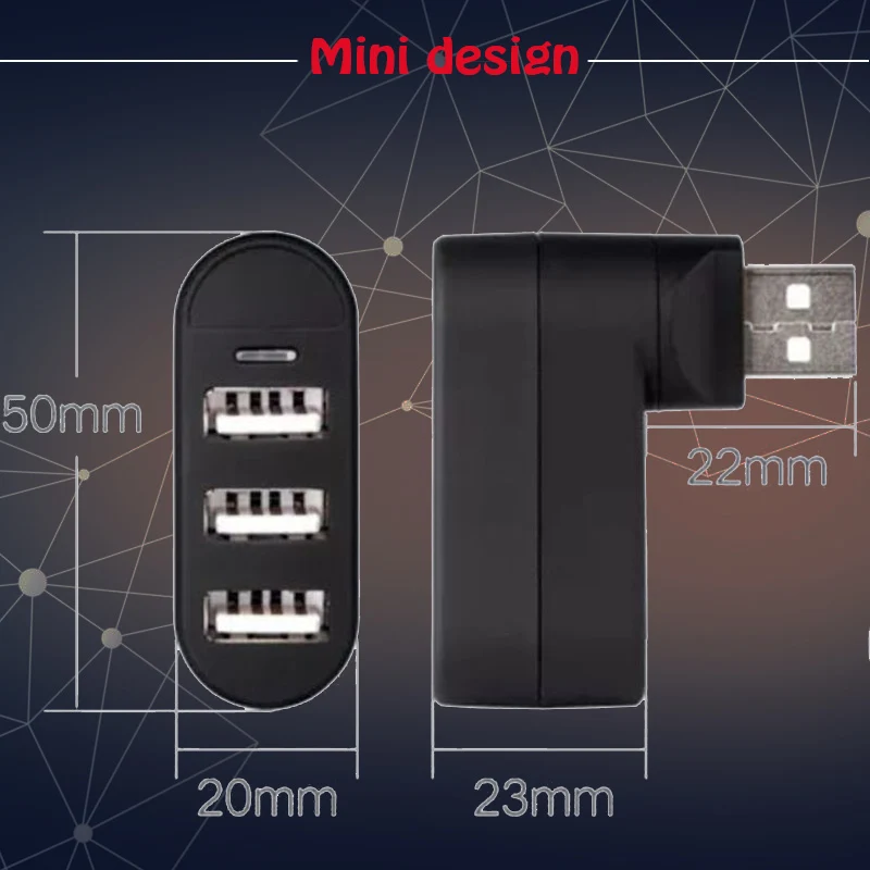 

USB 3 HUB Adapter Extender Mini Splitter Box 3 Ports for PC Laptop Macbook Mobile Phone High Speed for Xiaomi U Disk Reader